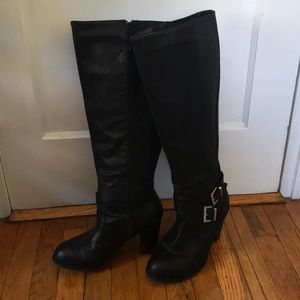 Torrid 10 wide calf faux leather boots